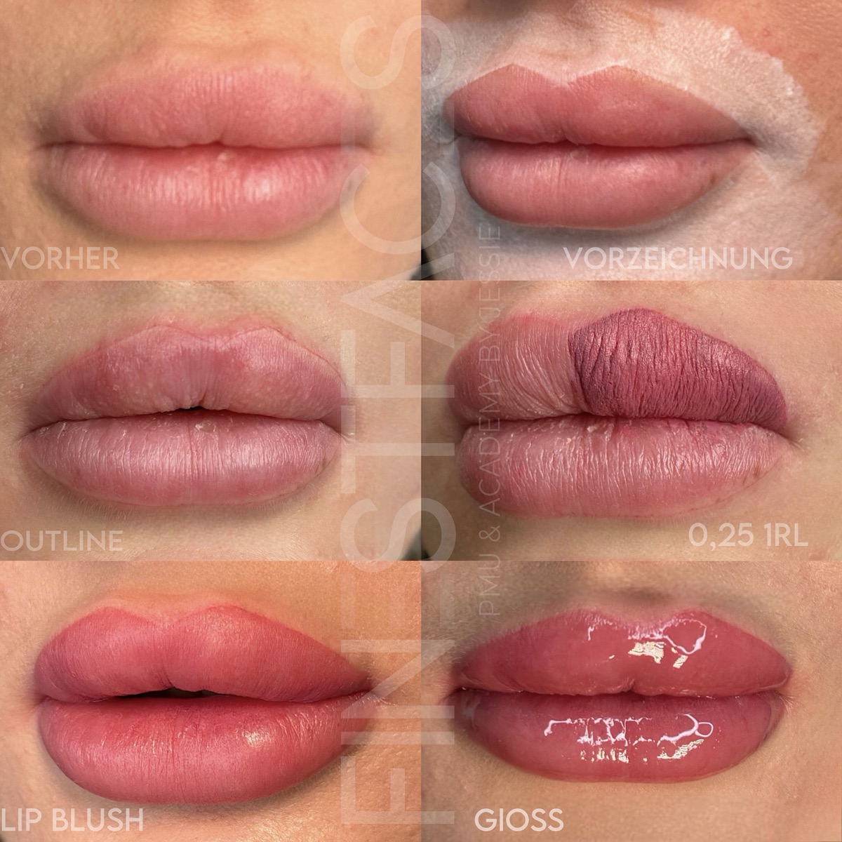 Aquarell Lips – Ergebnis von Finest Faces Bremen