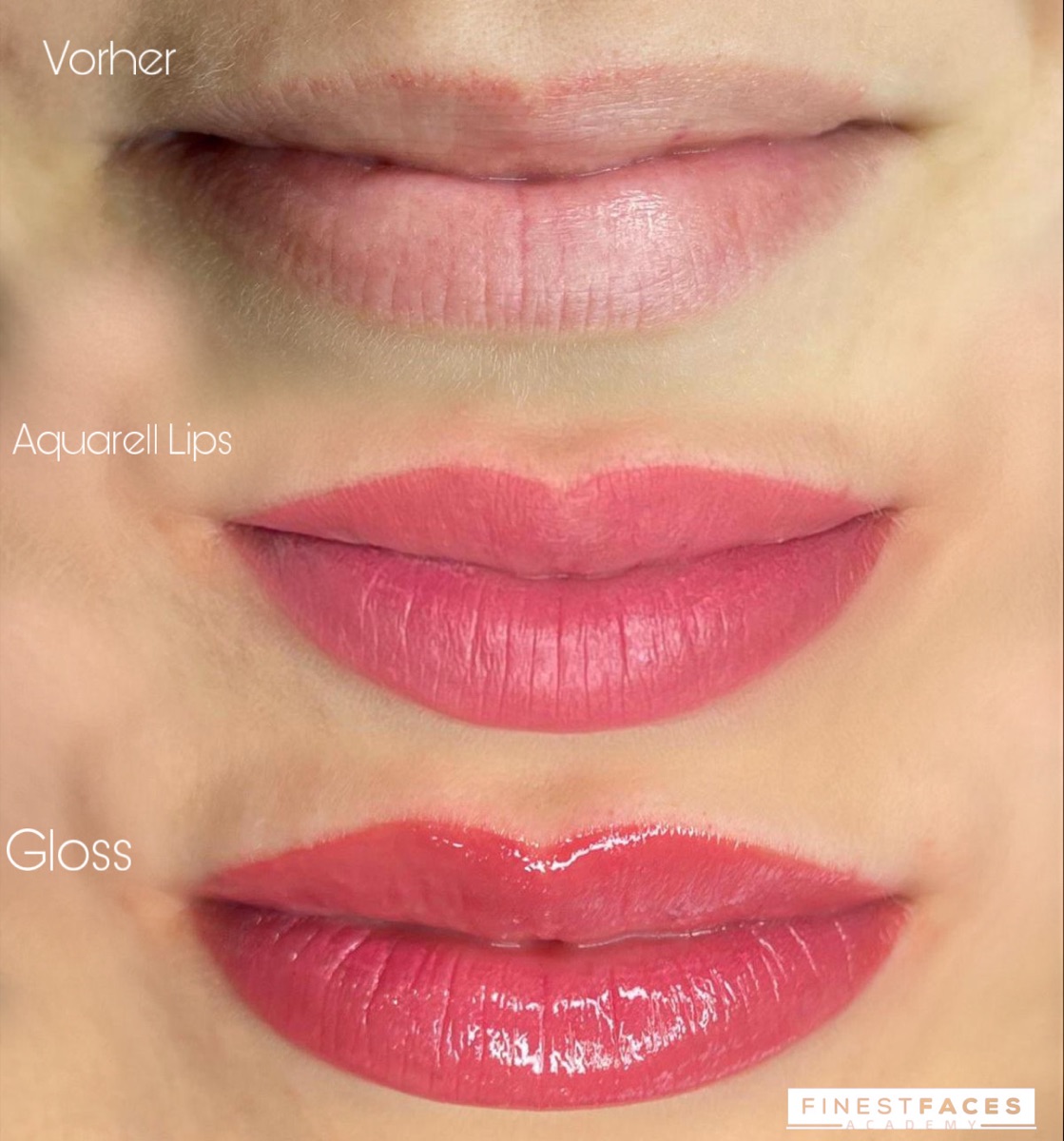Aquarell Lips – Ergebnis von Finest Faces Bremen
