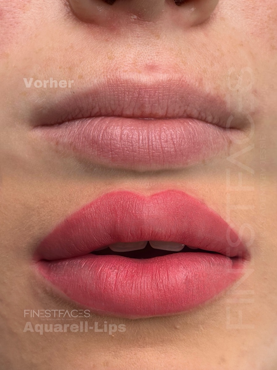 Aquarell Lips – Ergebnis von Finest Faces Bremen