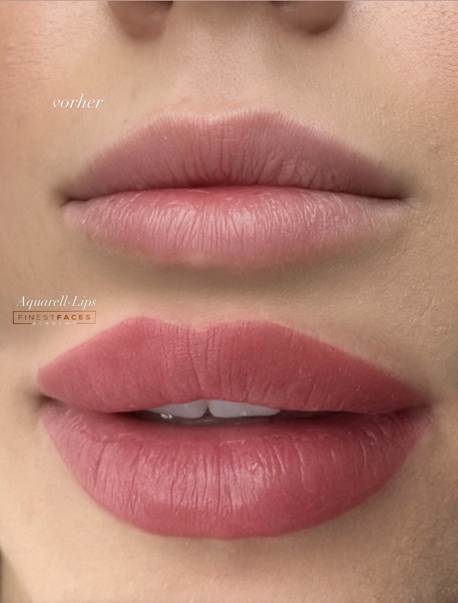 Aquarell Lips – Ergebnis von Finest Faces Bremen