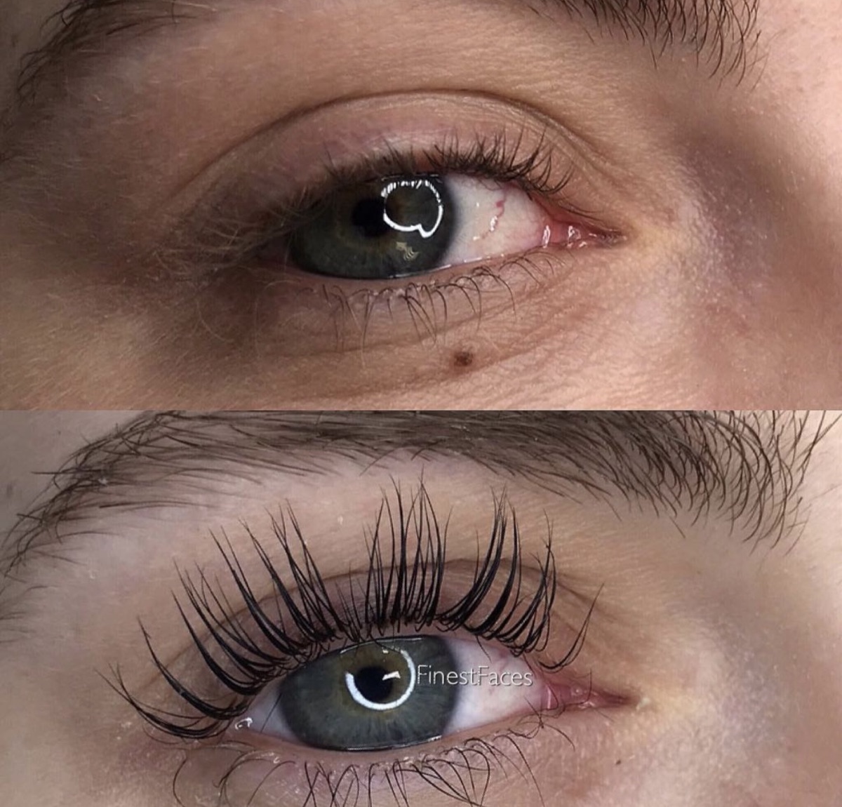 Lash- & Browlifting – Ergebnis von Finest Faces Bremen