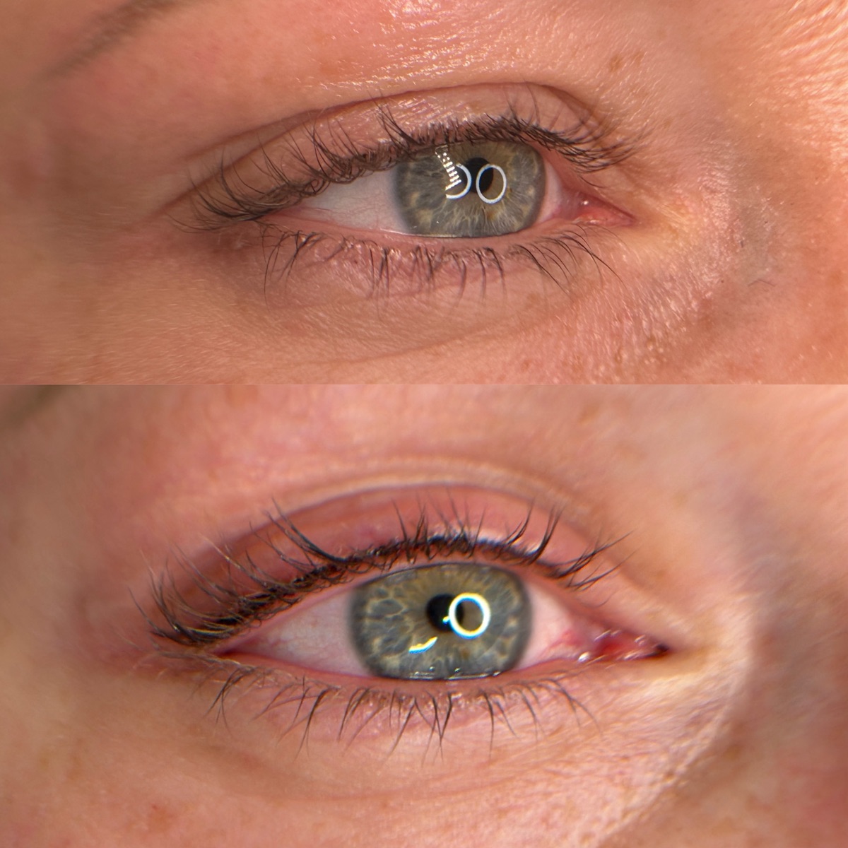 Lashline Vorher-Nachher – verdichteter Wimpernkranz bei Finest Faces Bremen