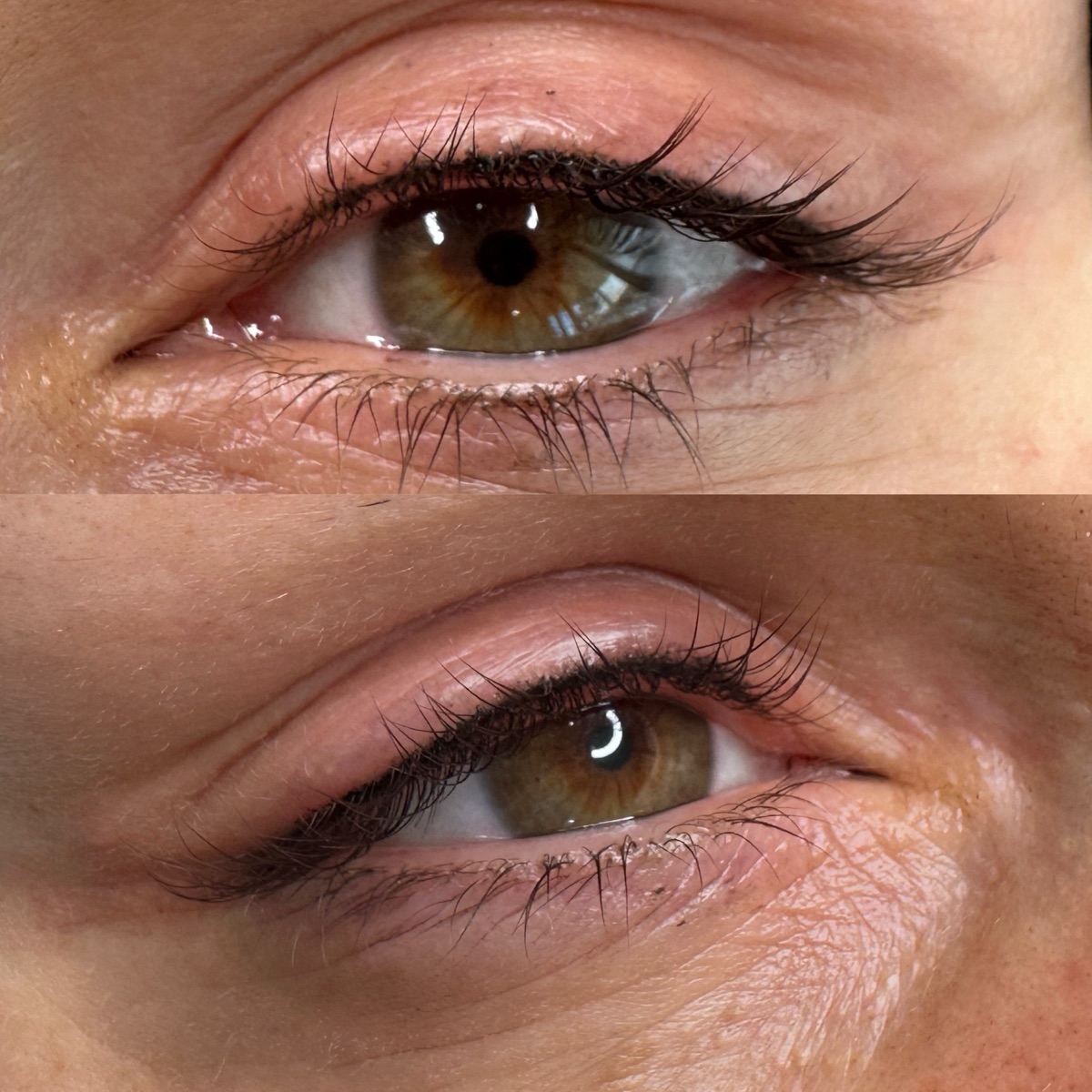 Lashline Vorher-Nachher – definierter Wimpernkranz bei Finest Faces Bremen