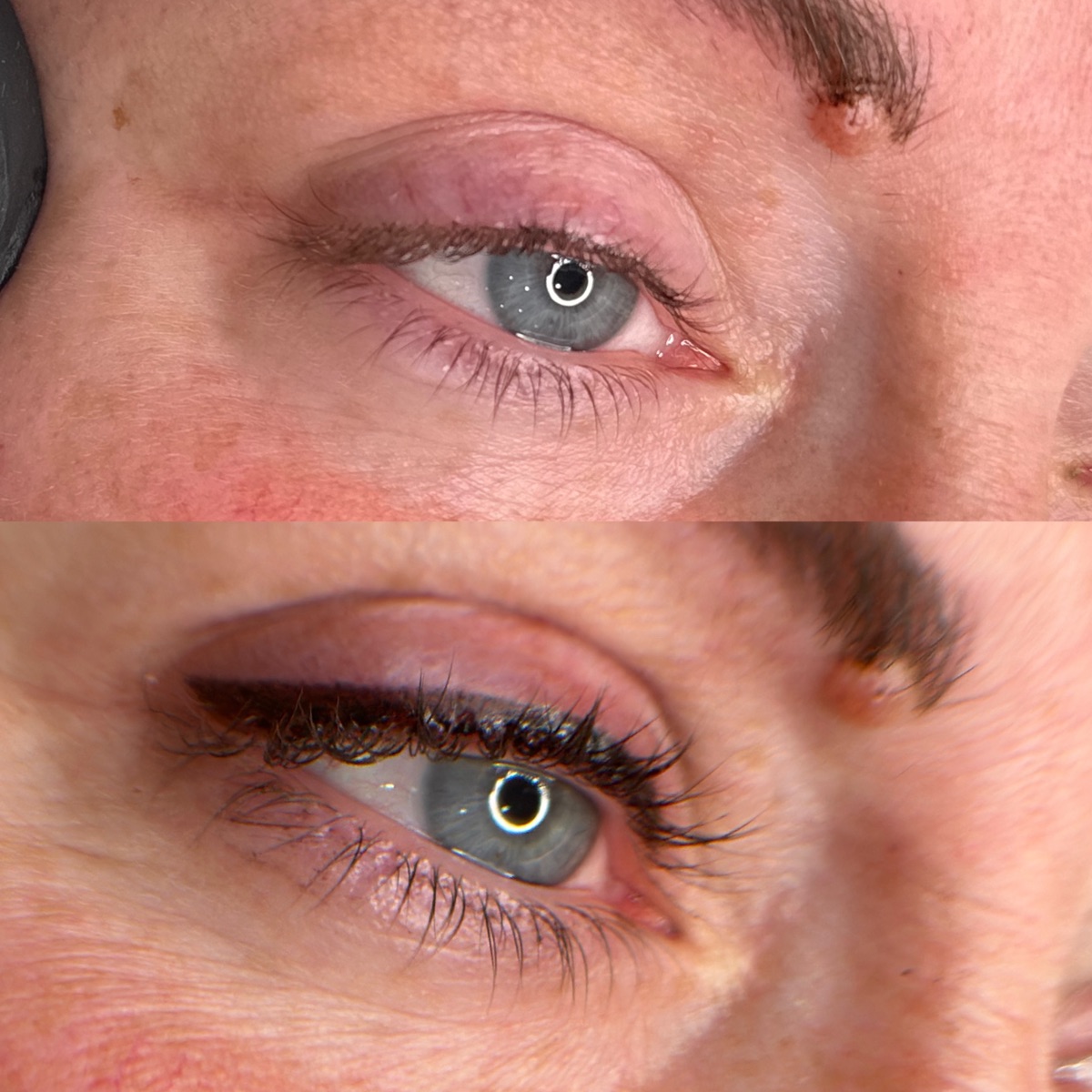 Lidstrich Vorher-Nachher – Eyeliner-Look bei Finest Faces Bremen